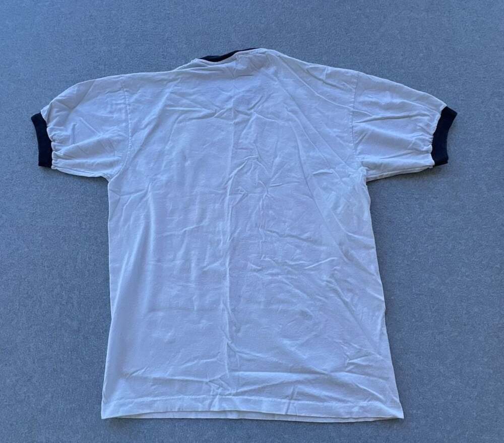 Vintage 1995 Wonder Bread Graphic Ringer T-Shirt White Large View 4